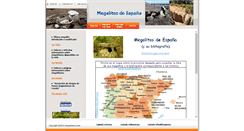 Desktop Screenshot of megalitos.arqueoloxico.com